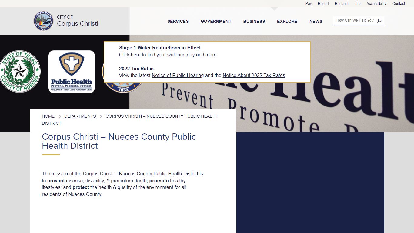 Corpus Christi – Nueces County Public Health District